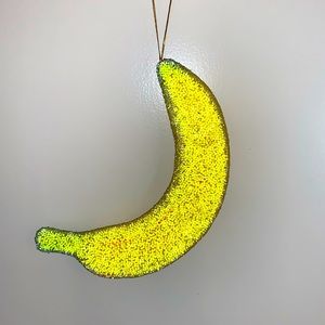 Life size banana 🍌 plastic bead ornament